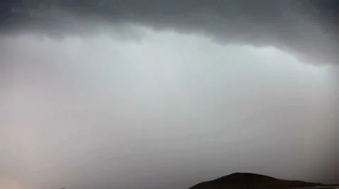 Storms and Lightning over the Beach Stock Footage 40737752