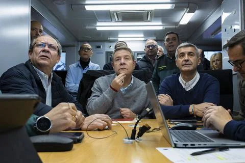 Storms continue affecting Spain, Escalona - 23 Mar 2025 Stock Photos