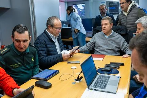 Storms continue affecting Spain, Escalona - 23 Mar 2025 Stock Photos