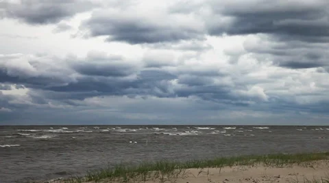 Stormy baltic sea. Stock Footage 39579462