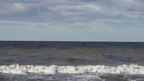 Stormy Baltic sea in winter. Stock Footage 101459116
