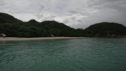 Stormy beach Stock Footage 287907176