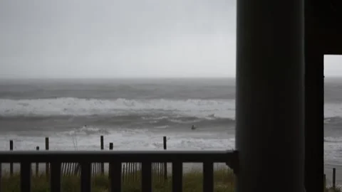 Stormy Beach 库存影片 307076544