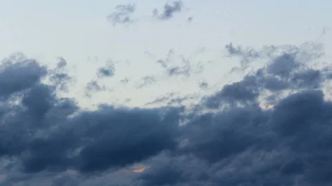 Stormy blue cloud time lapse Video stock 95642376