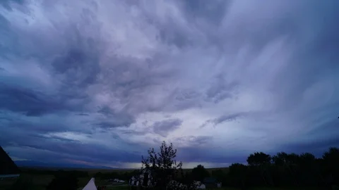 Stormy cloud Timelapse Stock Footage 113766026