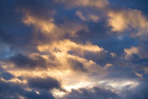 Stormy clouds background Stock Photos