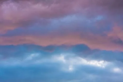 Stormy clouds in dramatic sky Stock Photos