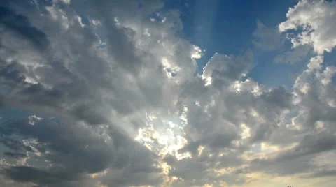 Stormy clouds Stock Footage 53067900
