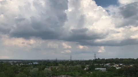 Stormy clouds Stock Footage 129707730