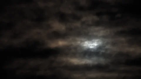 Stormy clouds moving fast in the morning sky Video stock 337675955