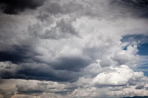 Stormy clouds Stock Photos