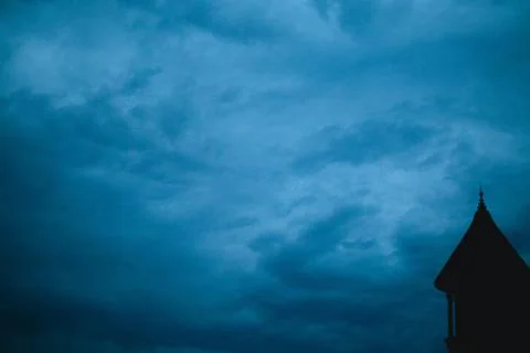 Stormy clouds Foto stock