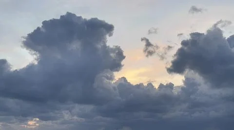 Stormy clouds Stock-Fotos