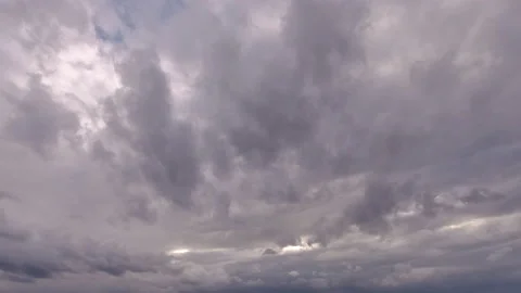 Stormy clouds in the sky during a thunderstorm. Cloudy weather Video stock 133741770