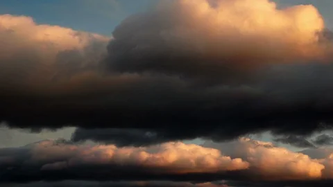 Stormy Clouds Time Lapse Stock Footage 113410976