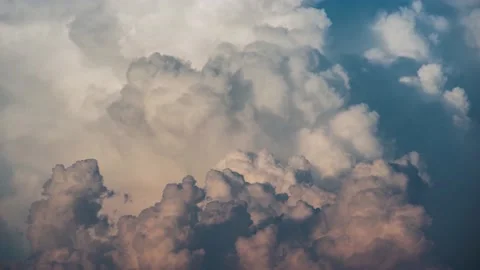 Stormy clouds Timelapse Stock Footage 138668612