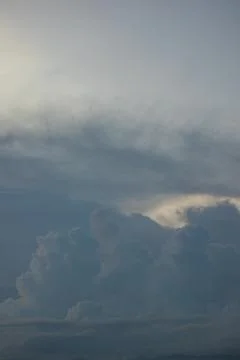 Stormy Cloudscape of Overcast Sky 스톡 사진