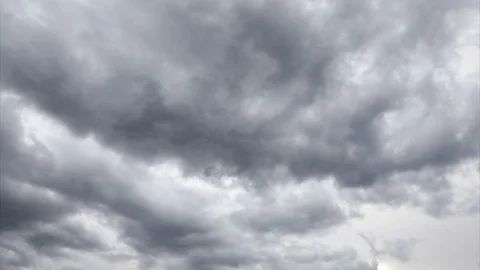Stormy cloudscape time lapse motion Stock Footage 105475750