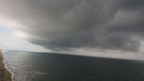 Stormy coast 库存影片 114518740