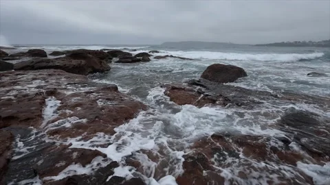Stormy coastline Stock Footage 231871983