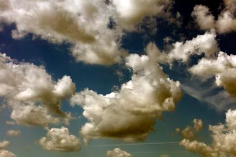 Stormy dark sky with clouds boost trip fifty megapixels prints Stock Photos