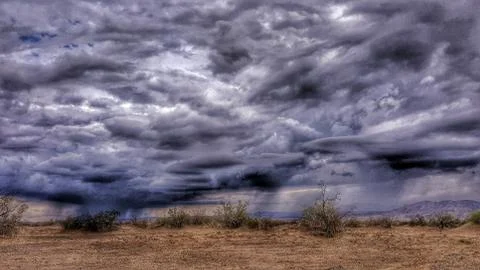 Stormy Desert Stock-Fotos