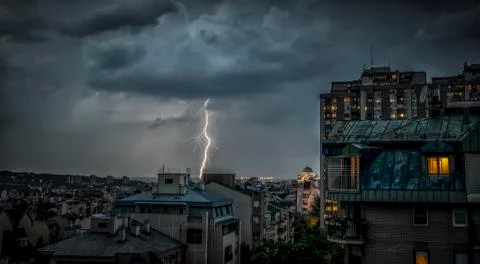 Stormy Evening Stock Photos