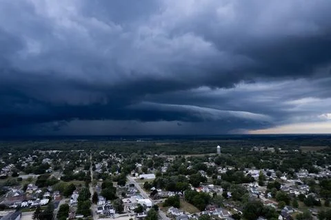 Stormy Evening 库存照片