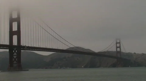 Stormy Golden Gate Stock Footage 270899