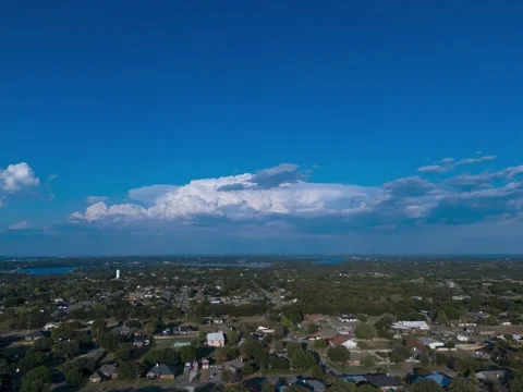Stormy Hyperlapse over Granbury Video stock 251501807