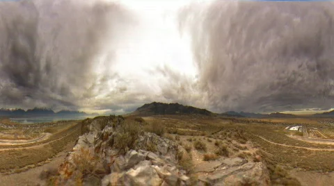 Stormy Landscape One Stock Footage 329665