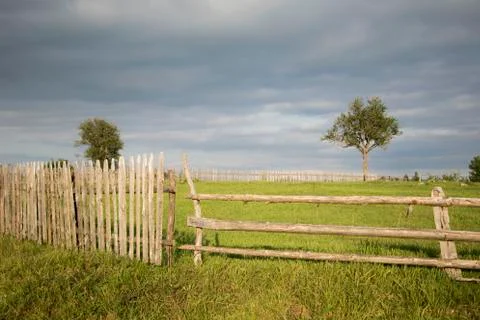 Stormy landscape. Foto stock