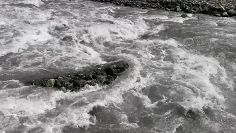 Stormy mountain river. Stock Footage 248971982