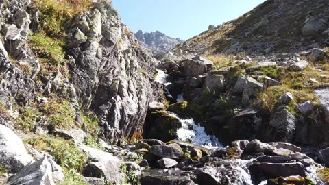 Stormy mountain stream Video stock 144860128