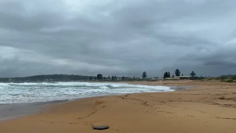 Stormy Narrabeen Stock Footage 166673889