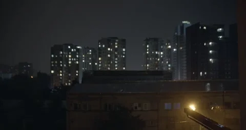 Stormy Night Stock Footage 262751766