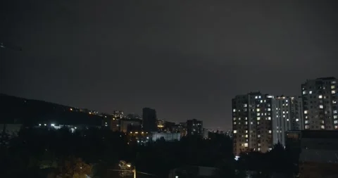 Stormy Night Stock Footage 262752395