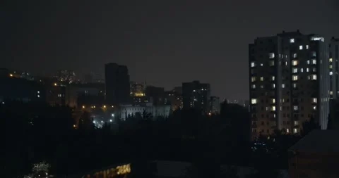 Stormy Night Stock Footage 262752650