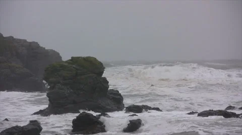 Stormy Ocean Stock Footage 42803307