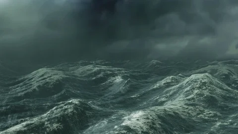 Stormy Ocean Stock Footage