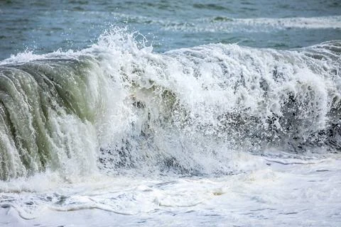 Stormy ocean scenery background An image of a stormy ocean scenery backgro... Stock Photos