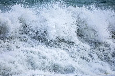 Stormy ocean scenery background An image of a stormy ocean scenery backgro... Stock Photos