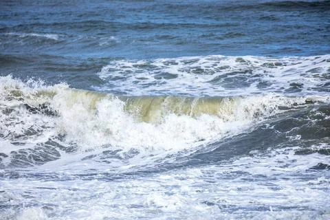 Stormy ocean scenery background An image of a stormy ocean scenery backgro... Stock Photos