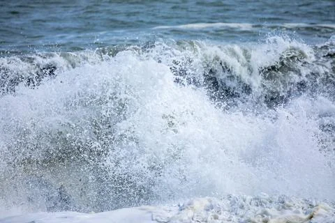 Stormy ocean scenery background An image of a stormy ocean scenery backgro... Stock Photos