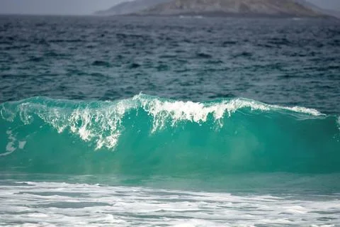 Stormy ocean scenery background An image of a stormy ocean scenery backgro... Stock Photos