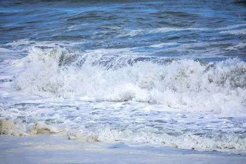 Stormy ocean scenery background An image of a stormy ocean scenery backgro... Stock Photos