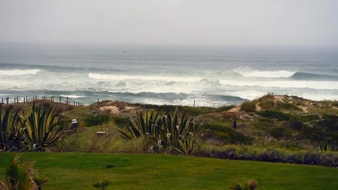 Stormy ocean seascape Stock Footage 110264050