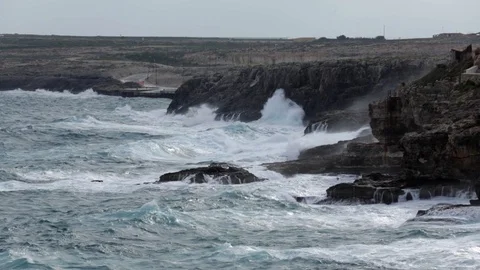 Stormy ocean water Stock Footage 108634149