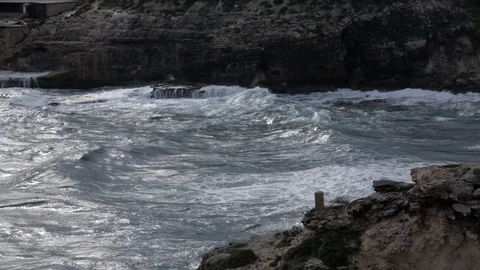 Stormy ocean water Stock Footage 108634181