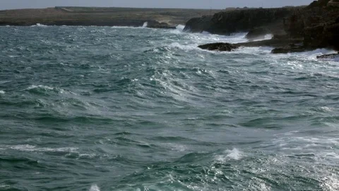 Stormy ocean water Stock Footage 108634206